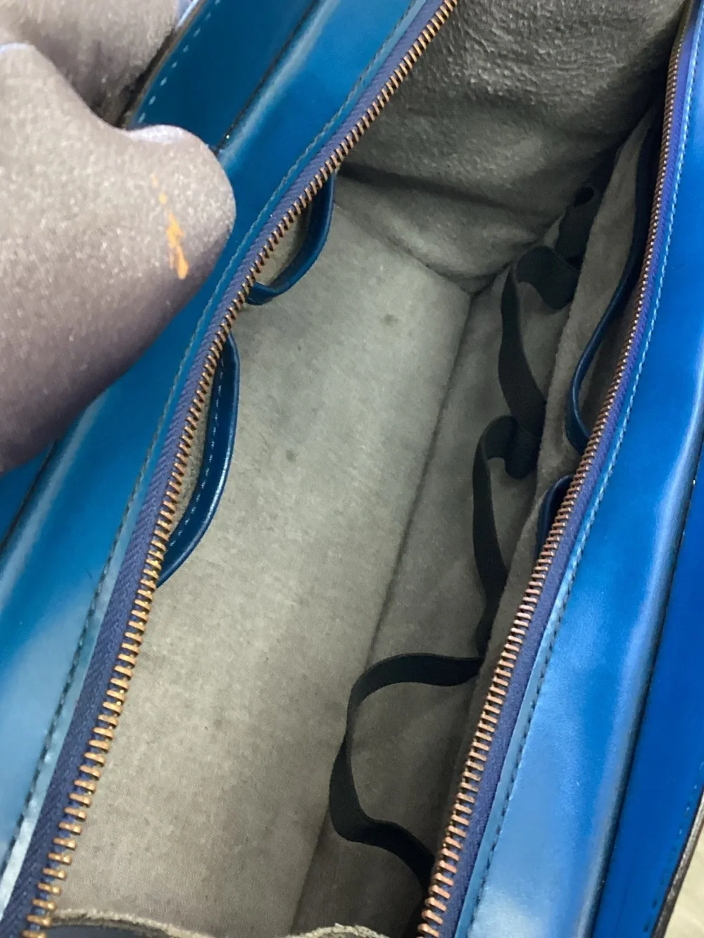 LOUIS VUITTON Blue Epi Riviera Tote bag